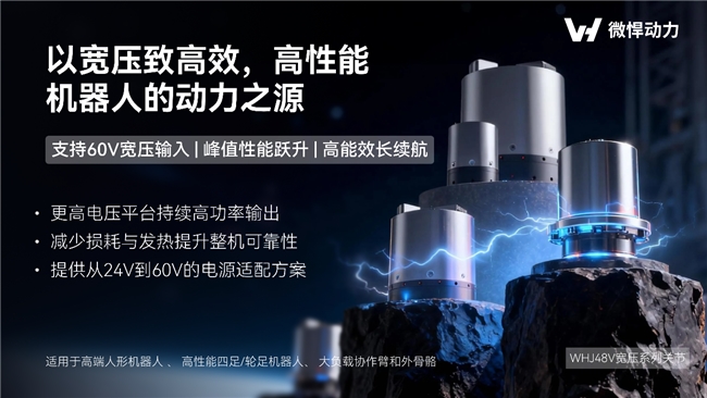 为高性能机器人打造“动力底座”，微悍动力发布三款新一代高功率密度关节模组(图4)