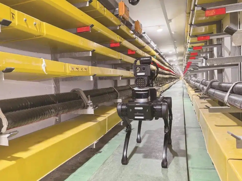 四足式机器人智能巡检 守护地下“动脉”(图1)