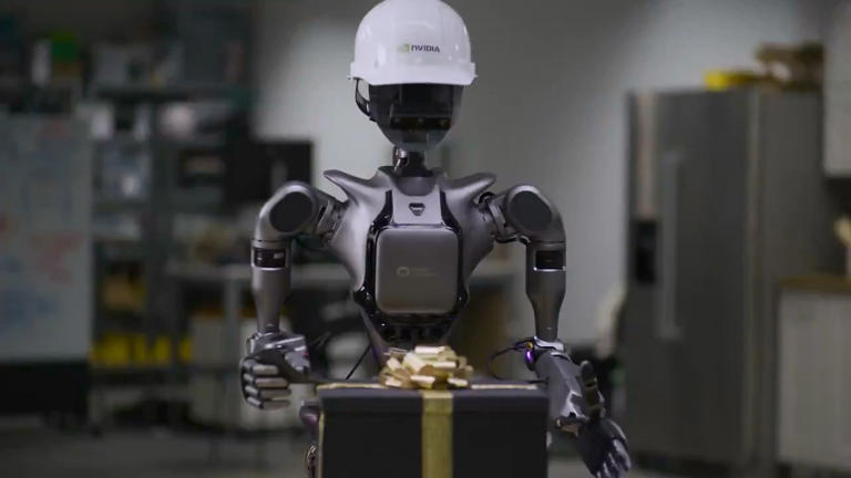 黄仁勋亲笔签名预告贺卡，英伟达将为人形机器人推“新大脑”(图2)