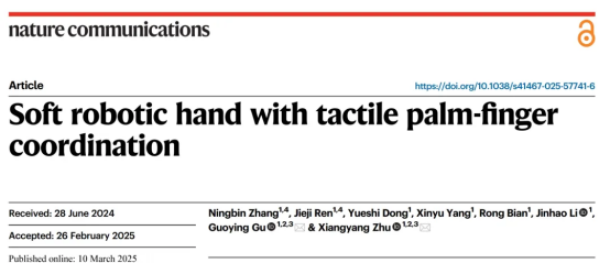 上交大Nature子刊重磅：视触觉掌指协调的软体机器人手！(图2)